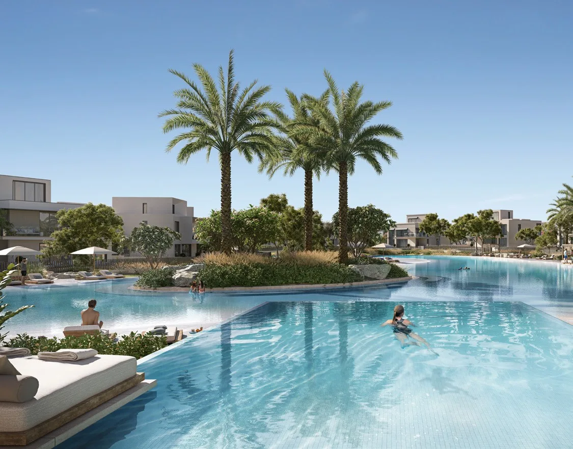Swimmable lagoons at Lunaya
