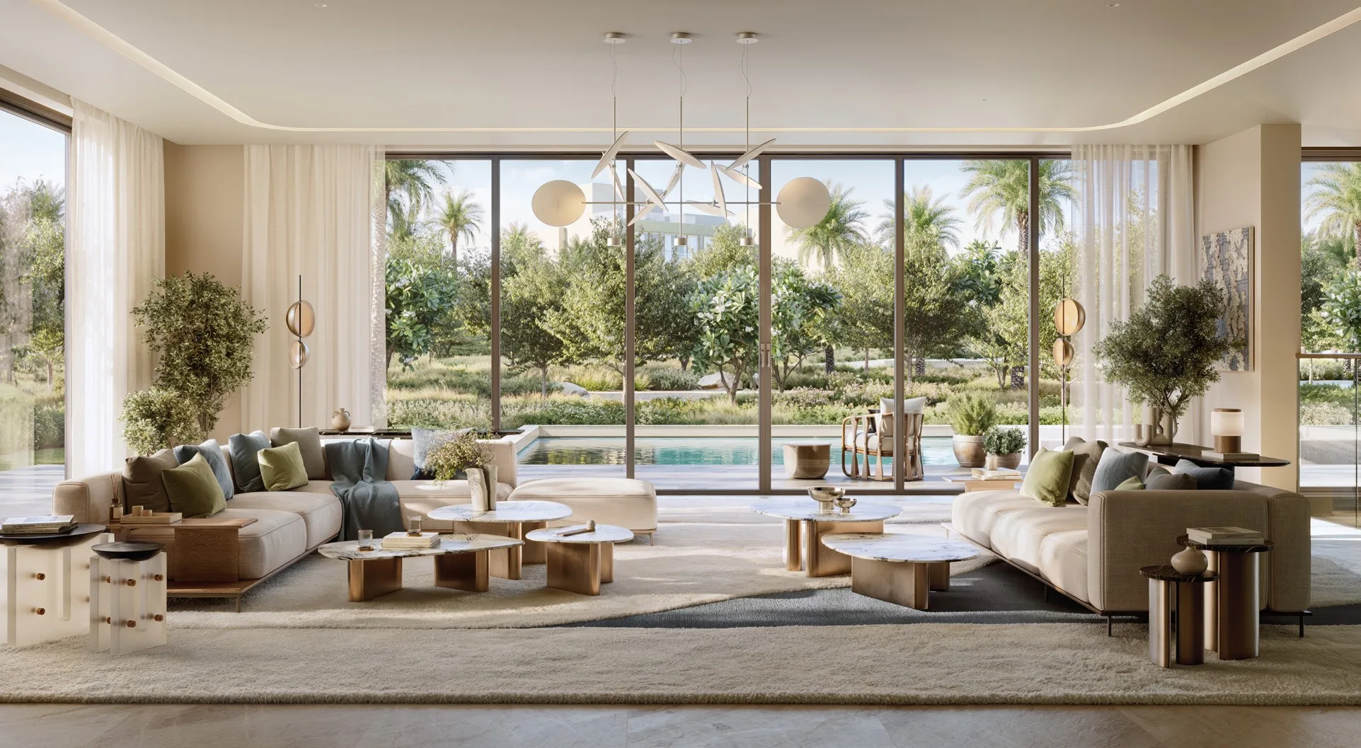 Warm open-plan residence at Lunaya Terraces